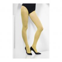 Collant opaque jaune (Taille unique)