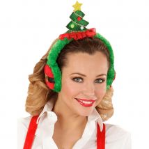 Cache oreilles Sapin aux couleurs de Noël adulte