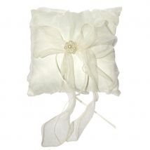 Coussin porte alliances, couleur ivoire (IVOIRE)