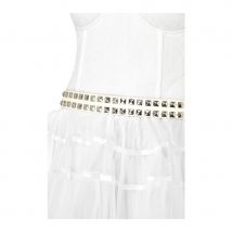 ceinture punk blanche