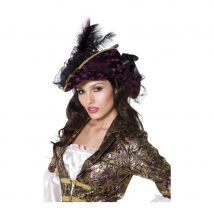 chapeau pirate femme capitaine (Taille standard)
