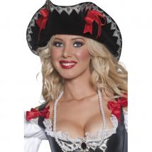 Chapeau pirate femme noir
