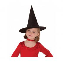 Chapeau pointu noir de sorcière pour enfant