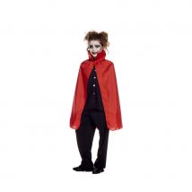 Cape rouge avec col pour enfant (Rouge)