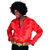 Chemise rouge disco pour homme adulte (S)