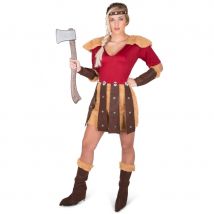 Costume robe de femme Viking (L)