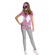 Costume rose de Power Rangers pour adulte (Taille unique)