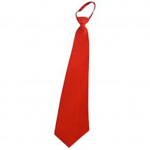 Cravate rouge réglable (ROUGE)