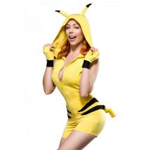 Combinaison shorty de Pikachu moulante (S)