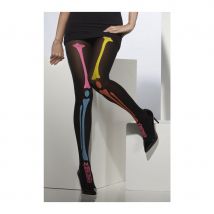 collants squelette fluo (UNIQUE)