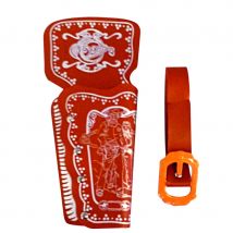 Ceinturon simple holster marron