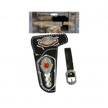 Ceinturon Simple holster noir pour adulte