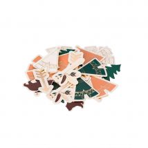 Confettis Thème Indien Tipis & Flèches, Lot de 10