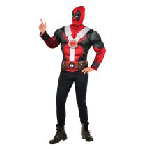 Cagoule T-shirt rembourré de Deadpool pour homme (M/L)