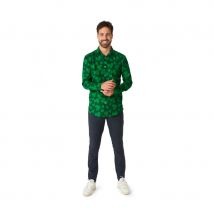 Chemise verte St Patrick pour homme (L)