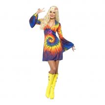 déguisement années 1960 femme sexy hippie (L)