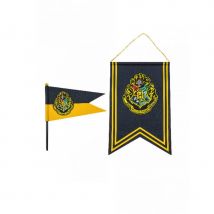 Drapeau avec bannière de la maison Poudlard