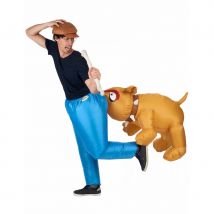 Déguisement Bulldog aux fesses, gonflable (Taille unique)