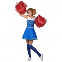 Déguisement cintré bleu de pompom girl (S/M)