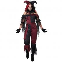 Déguisement d'arlequin tueur pour femme (L)