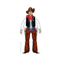 Décor de cow-boy en carton