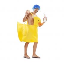 Déguisement de canard de bain jaune avec bonnet (M/L)