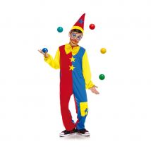 Déguisement de clown bicolore pour enfant (5/7 ans)