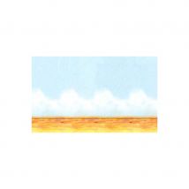 Decor du desert avec ciel pour western
