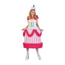 Déguisement de gâteau d'anniversaire femme (m/l)