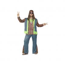Déguisement de hippie grande taille pour homme (L)