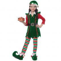 Déguisement de lutin de Noël pour fille (10/12 ans)