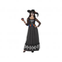 Déguisement de mariée noir jour des morts (L)