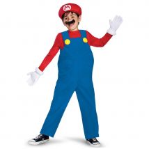 Déguisement de Mario pour garçon, modèle prestige (7/8 ans)