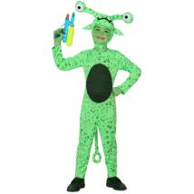 Déguisement de martien vert pour enfant (7/9 ans)