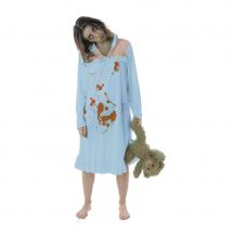Déguisement de mort vivant en pyjama pour femme (Taille unique)