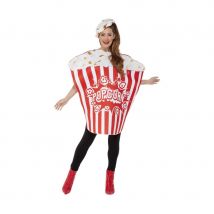 Déguisement de paquet de popcorn pour adulte (Taille unique)