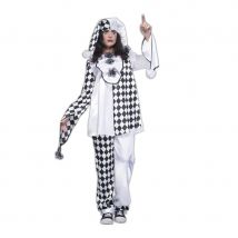Déguisement de pierrot ample pour femme (M)