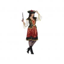 Déguisement de pirate femme, grande taille (L)