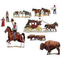 Décors de western replacables