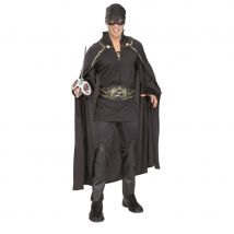 Déguisement de Zorro avec longue cape pour adulte (M)