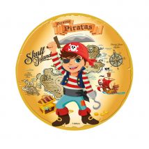Disque en sucre piratas, 16cm