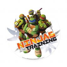Disque en sucre Tortues Ninja, 16cm