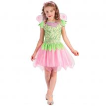 Déguisement Fée Rose Fille avec Ailes (4/6 ans)