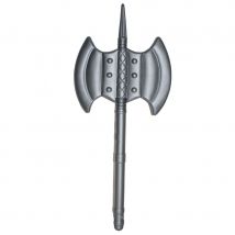 Double hache grise de 85cm