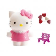 Décorations Hello Kitty pour gâteau en kit. PVC (Kit Hello Kitty)
