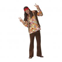 déguisement hippie psychédélique (M)
