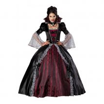 Déguisement luxe de vampire, robe bouffante (L)