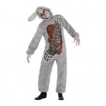 déguisement lapin écrasé zombie (m)
