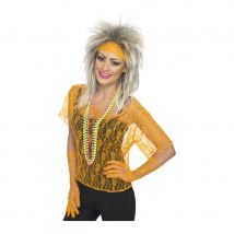 déguisement miss fluo orange (Taille unique)