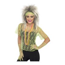 déguisement miss fluo vert (Taille unique)
